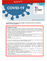 Bulletin COVID-19 n°13